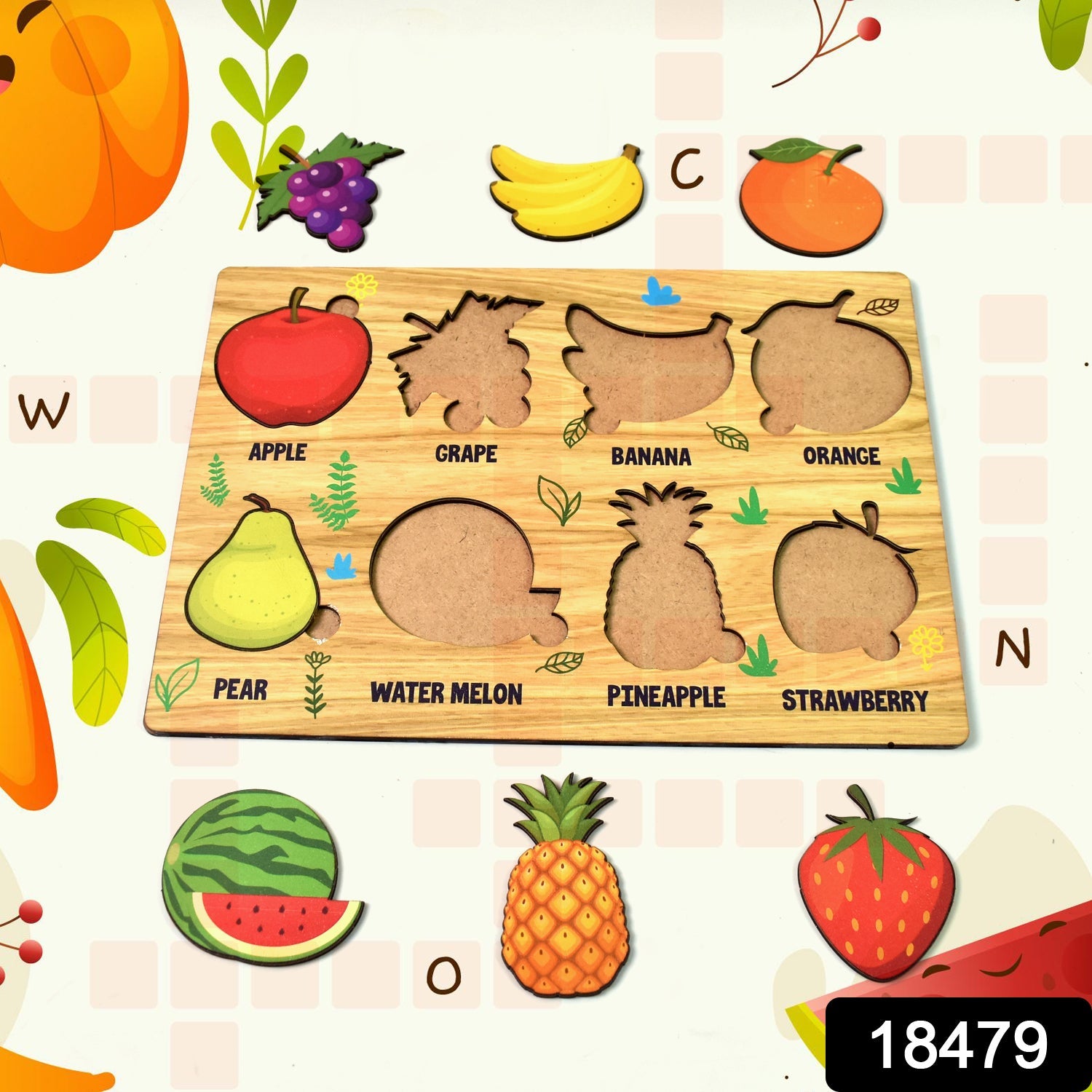 Wooden Orchard Learning Set Wooden Orchard Learning Set